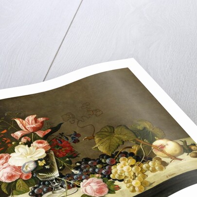 Flowers and Fruit by Severin Roesen