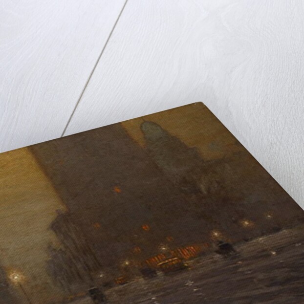 Madison Square, Rainy Night by Lowell Birge Harrison