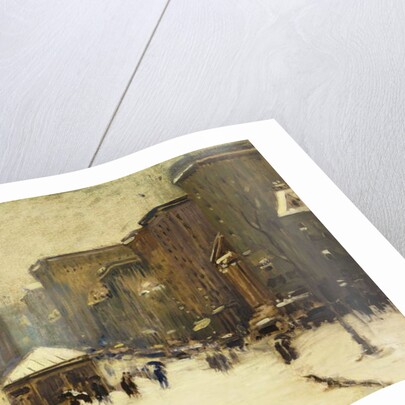 Park Street Church in Snow, 1913 by Arthur Clifton Goodwin