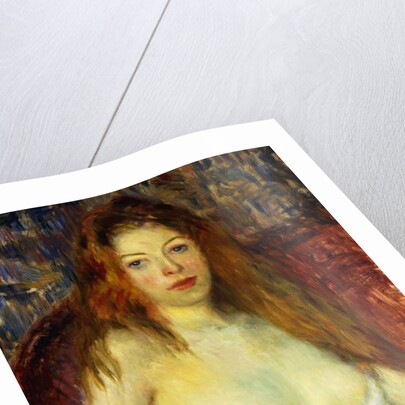 A Red-Haired Model by William James Glackens