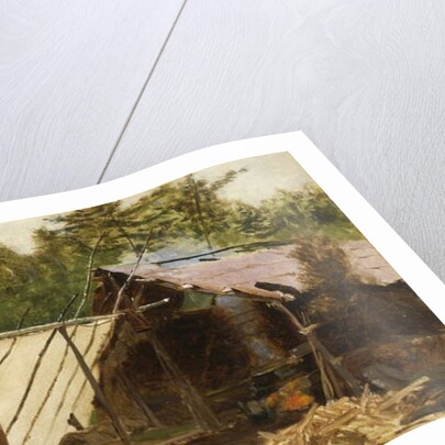 Camp in the Main Wood No, 1879 by John George Brown