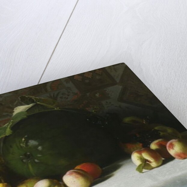Tabletop Still Life of Fruit, 1882 by George Hetzel