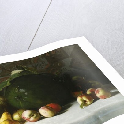 Tabletop Still Life of Fruit, 1882 by George Hetzel