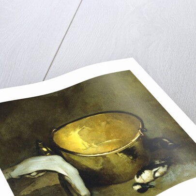 Still Life with Brass Pot by Emil Carlsen