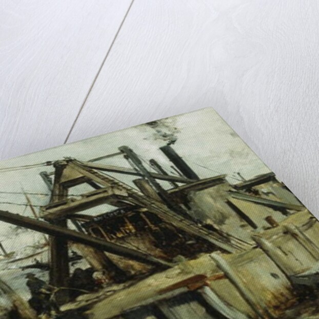 Dredging in the East River by John Henry Twachtman