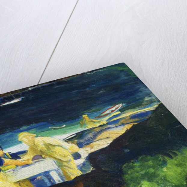 Tending the Lobster Traps, Early Morning by George Wesley Bellows