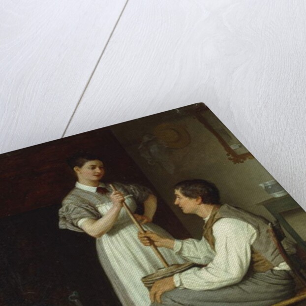 The Helping Hand, 1877 by Enoch Wood Perry