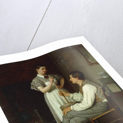 The Helping Hand, 1877 by Enoch Wood Perry