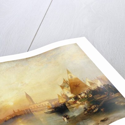Sunset, Venice; Santa Maria and the Ducal Palace, 1902 by Thomas Moran
