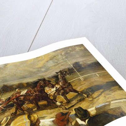 Trotting, Hoppe-Garden, Berlin, c.1900 by School German