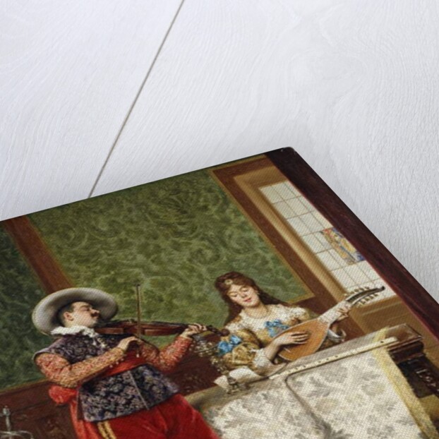 The Duet, 1888 by Adolphe Alexandre Lesrel