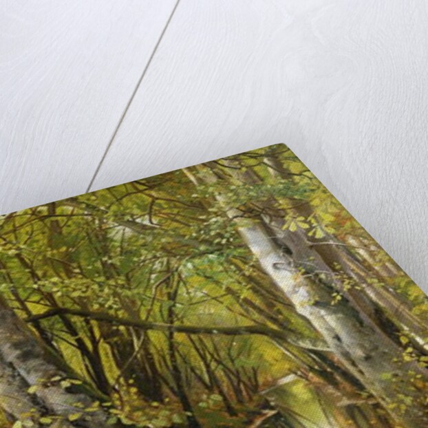 A Wooded River Landscape, 1893 by Peder Monsted