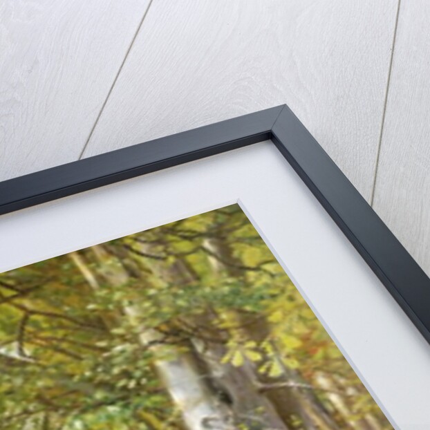 A Wooded River Landscape, 1893 by Peder Monsted