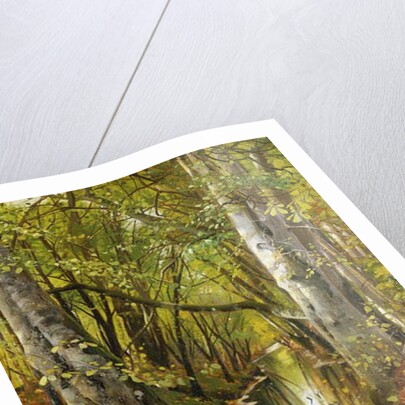 A Wooded River Landscape, 1893 by Peder Monsted