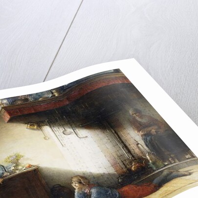 The Game of Skittles, 1872 by Hendrieus Jacobus Burgers