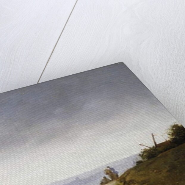 A View of Paris from Montmartre by Ferdinand Heilbuth