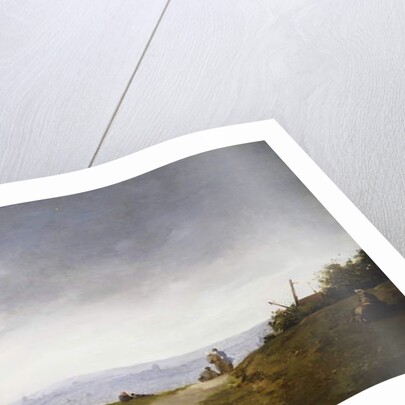 A View of Paris from Montmartre by Ferdinand Heilbuth