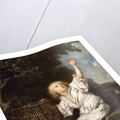 A Boy with an Empty Birdcage by Jean Baptiste Charpentier