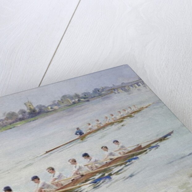 Eights Racing at Putney, by Ferdinand Joseph Gueldry