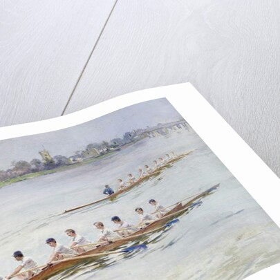 Eights Racing at Putney, by Ferdinand Joseph Gueldry