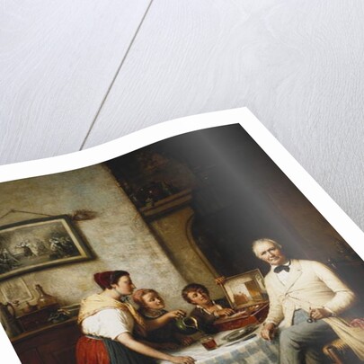 The Artist's Lunch, 1878 by Francois Verheyden