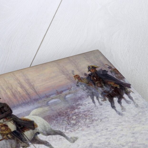 Napoleon at the Head of a Troop of Cavalry by Jan van Chelminski