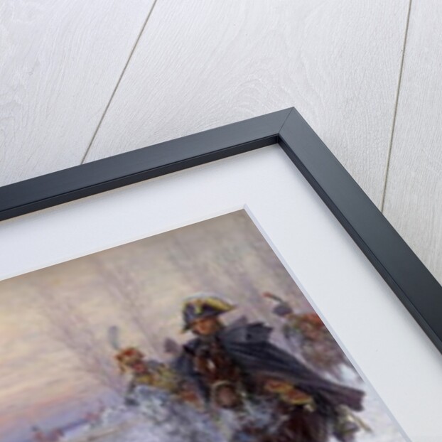 Napoleon at the Head of a Troop of Cavalry by Jan van Chelminski