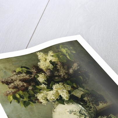 Lilac in a Delft Vase, 1895 by Emile Vernon