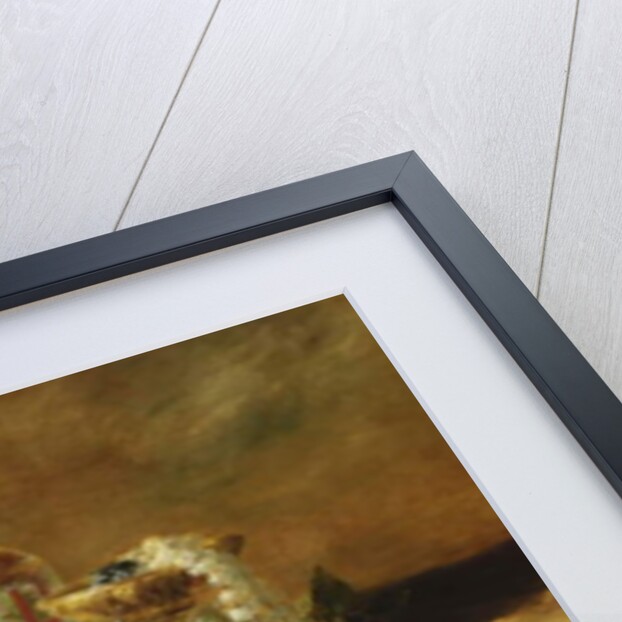 A Fan with Roses, Daisies and a Famille Rose Vase on a Draped Table, 1881 by Pierre Garnier