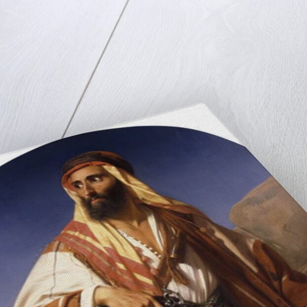 A Bedouin Chieftain, 1846 by Godfried Guffens