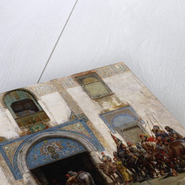 The Palace Guard by Alberto Pasini