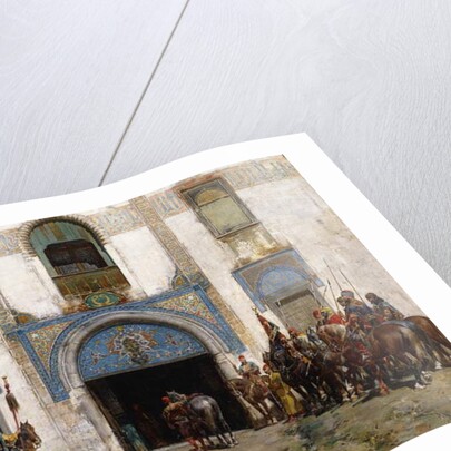 The Palace Guard by Alberto Pasini