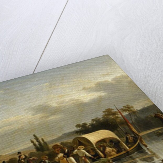 The Departure, 1836 by Jean Francois Demay