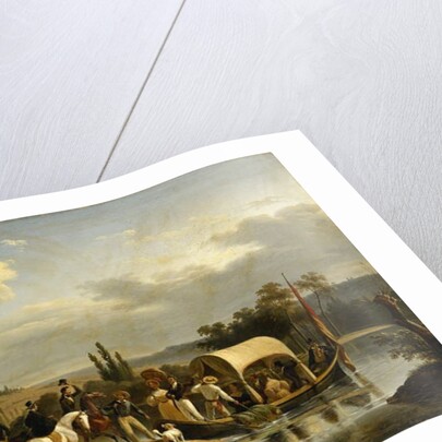 The Departure, 1836 by Jean Francois Demay