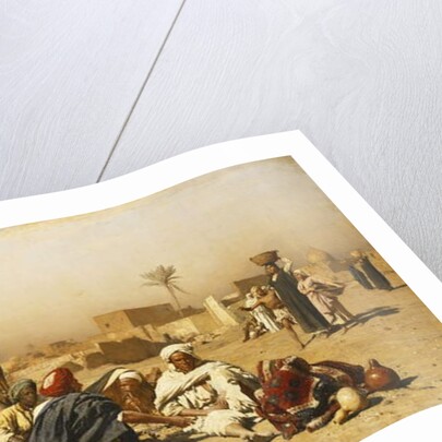An Arab Encampment, 1880 by Leopold Karl Muller