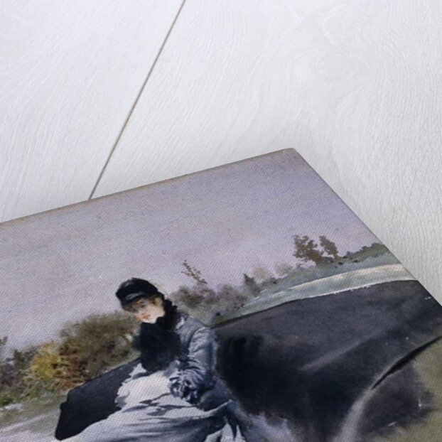Lady in a Carriage; Signora in Vettura by Giuseppe or Joseph de Nittis