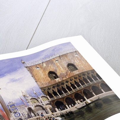 The Piazzetta di San Marco, Venice, 1839 by Carl Friedrich Heinrich Werner