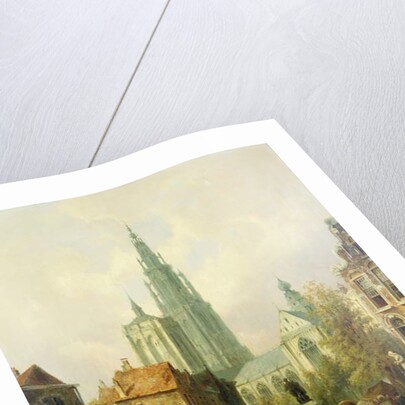 A View of Antwerp, 1870 by Pieter Cornelis Dommershuijzen