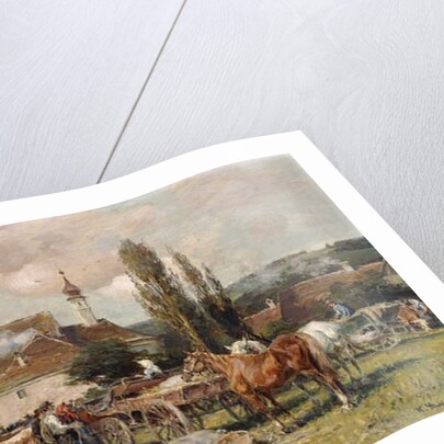 A Market by a Village by Karl Stuhlmuller