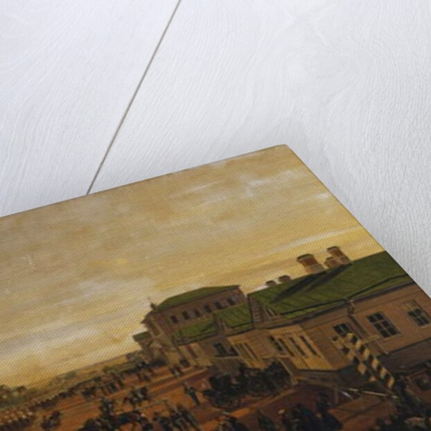 Tsar Nicholas Returning from a Military Parade at Krasnoe Selo, 1848 by Gustav Schwarz