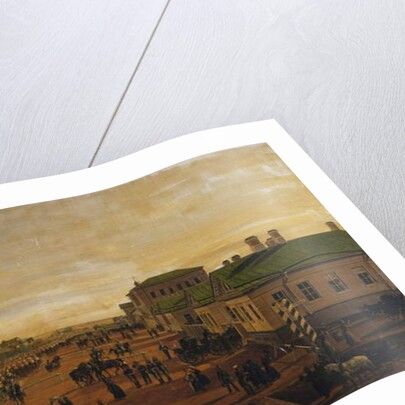 Tsar Nicholas Returning from a Military Parade at Krasnoe Selo, 1848 by Gustav Schwarz