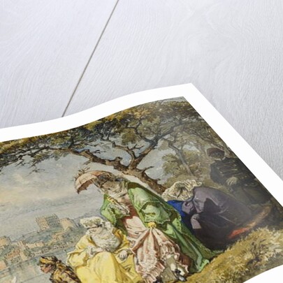 Ladies on the Bosphorous with Rumeli Hisar Beyond, 1873 by Amadeo Preziosi