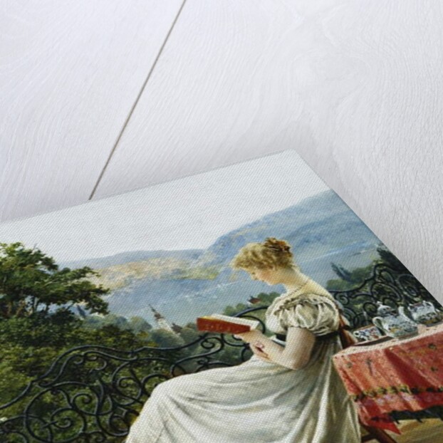 On the Terrace by Johann Hamza