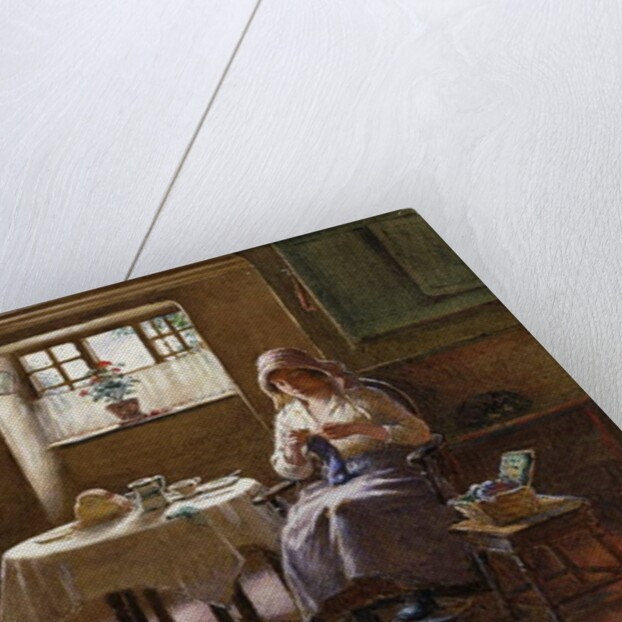 A Fisherman's Wife - Fifeshire Interior by William Kay Blacklock