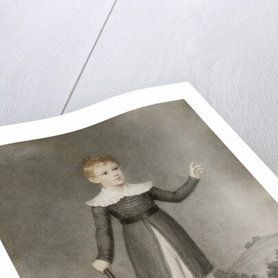 Portrait of Edward Currie Holding a Cricket Bat, 1830 by Adam Buck