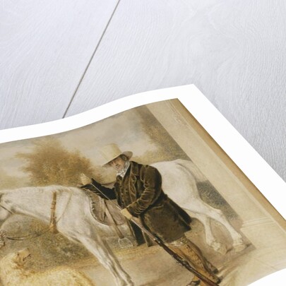 A Sportsman with a Boy, a Pony and a Dog, 1827 by William Henry Hunt