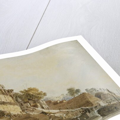 The Man Mundil or Hindoo Observatory, Benares 1829 by James Prinsep