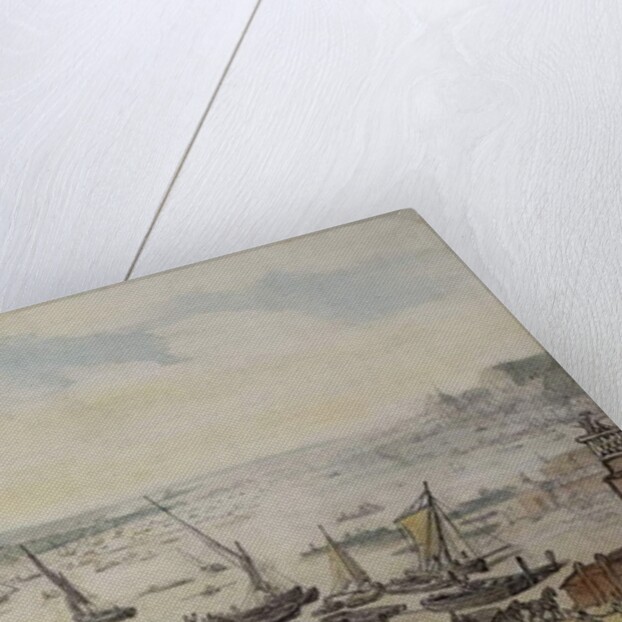 A Regatta on the Thames below Westminster by Thomas Rowlandson