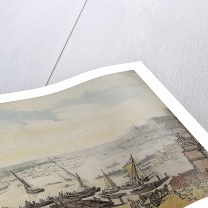 A Regatta on the Thames below Westminster by Thomas Rowlandson