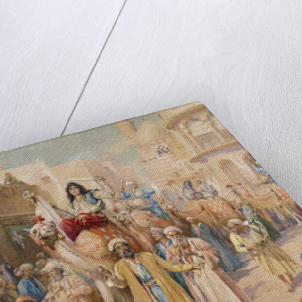 An Arab Wedding Procession Through Cairo by James Shaw Crompton